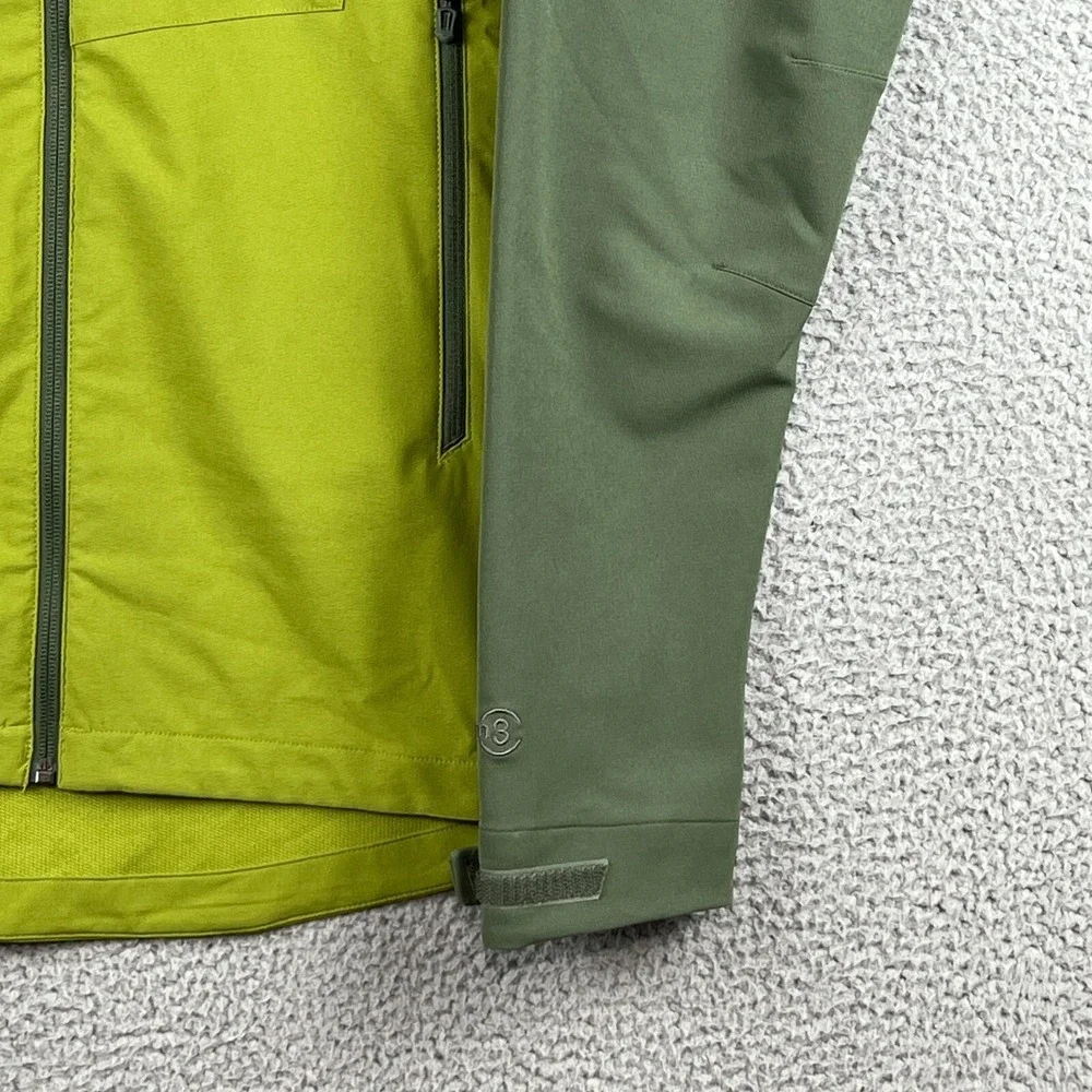 Marmot Hiking Jacket Mens Medium Green‎ Stretch Long Sleeve M3 Softshell Bero